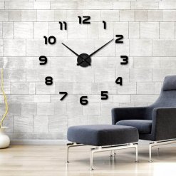 Diy 3D Modern Wall Clock With a Mirror Effect (H-06)