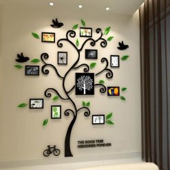 3D Creative Photo Frame Family Tree Wall Art