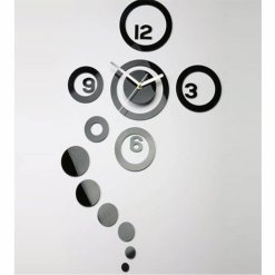 DIY 3D  Acrylic Silent Wall Clock (H-019)