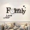 DIY Alphabet Family Wall Clock