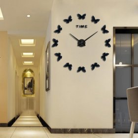 Butterflies Diy Wall Clock