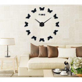 Butterflies Diy Wall Clock
