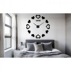 Heart Theme Diy Wall clock
