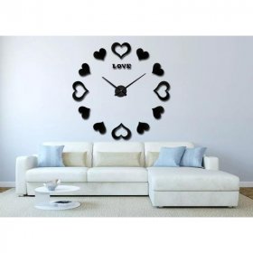 Heart Theme Diy Wall clock