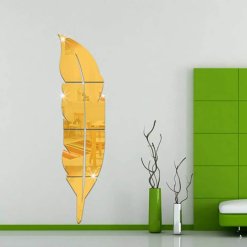 leaf mirror gold hajvery decor