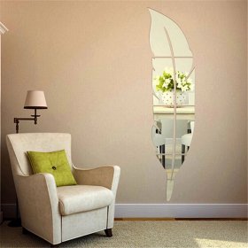 leaf mirror silver hajvery decor 12