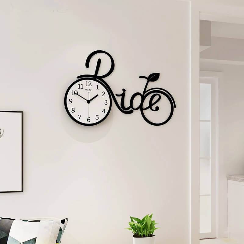 Bicycle Large Decorative Wall Clock