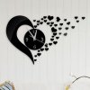 Heart Shape DIY Wall Clock