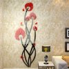 Creative Art Flowers Acrylic Wall Decor