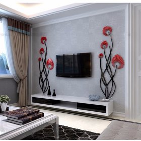 Creative Art Flowers Acrylic Wall Decor