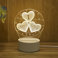 3D Acrylic Shield Lamp LH-08