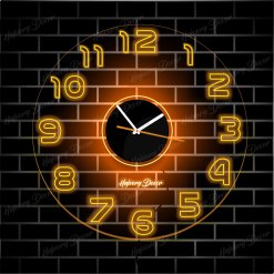 Neon Wall Clock NH-03
