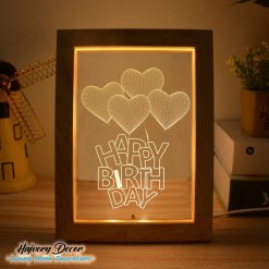 Happy Birthday Frame Lamp FL-11