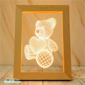 Teddy Bear Frame Lamp FL-07
