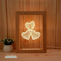 I Love You Frame Lamp FL-06 - Image 2