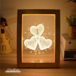 I Love You Frame Lamp FL-06