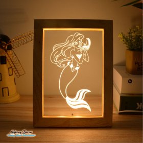 Mermaid Girl Frame Lamp FL-05