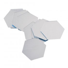 Hexagon Acrylic Black Mirror Wall Art - Image 2